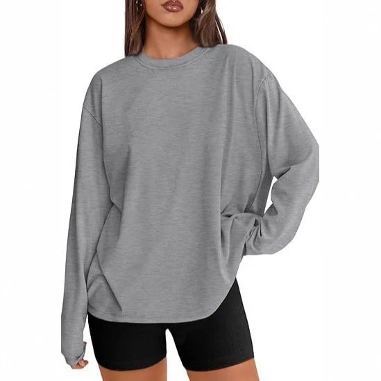 Damen Lässiger Oversized Pullover Drune