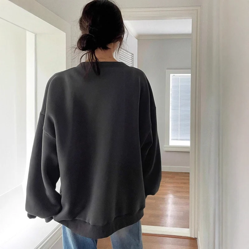 Damen Lässiger Oversized Cardigan Drune