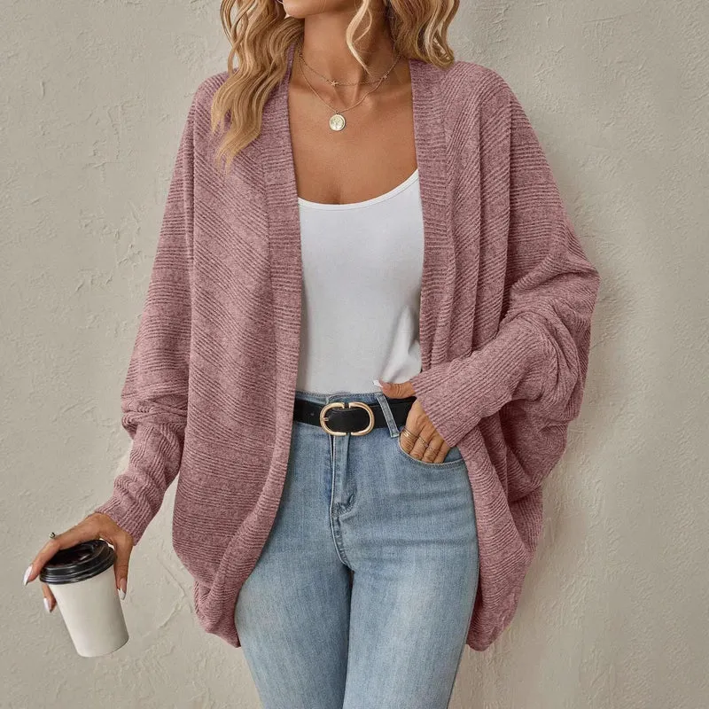 Damen Lässiger Cardigan mit offenem Schnitt Drune