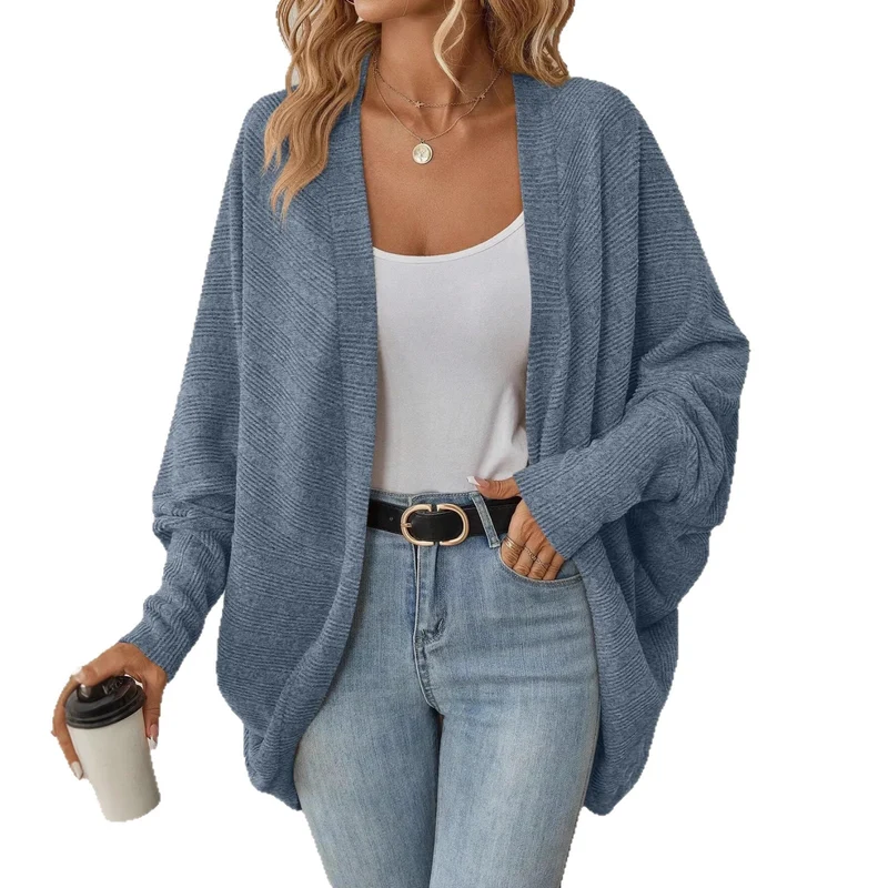 Damen Lässiger Cardigan mit offenem Schnitt Drune