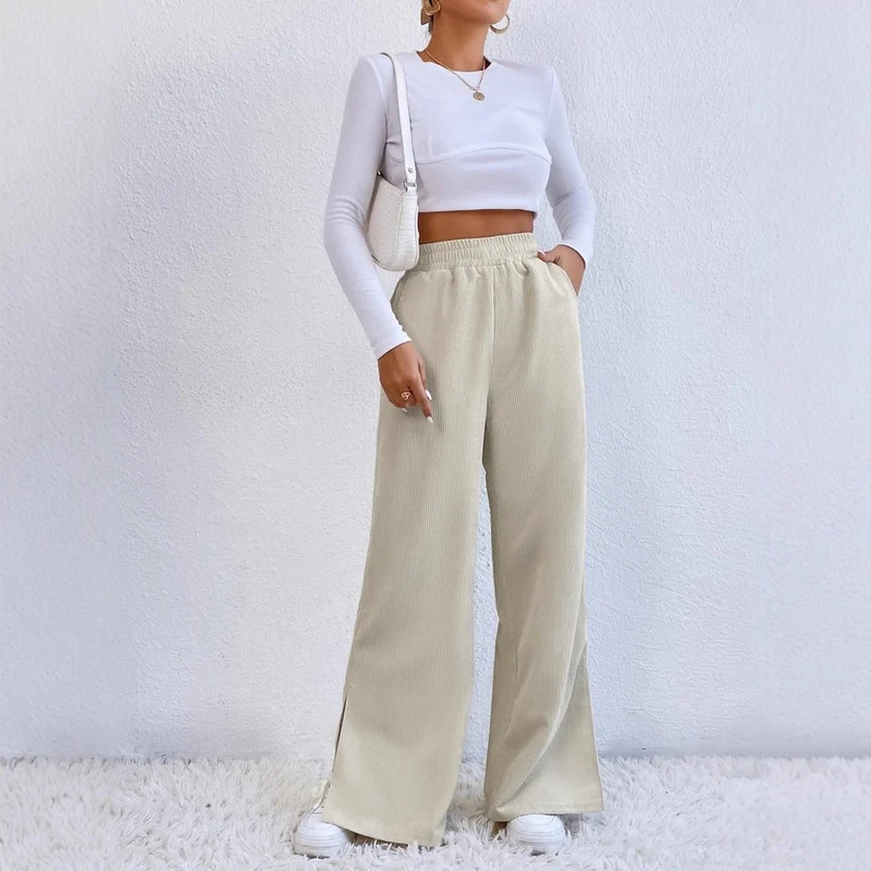 Damen Lässige und bequeme Cordhose Drune