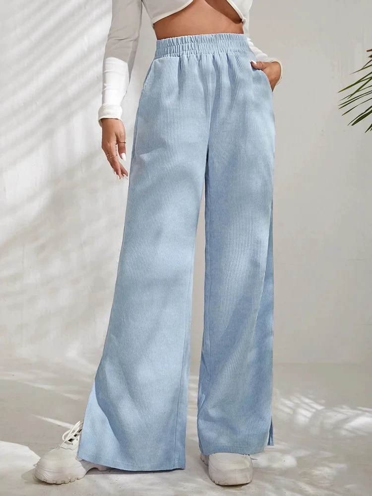 Damen Lässige und bequeme Cordhose Drune