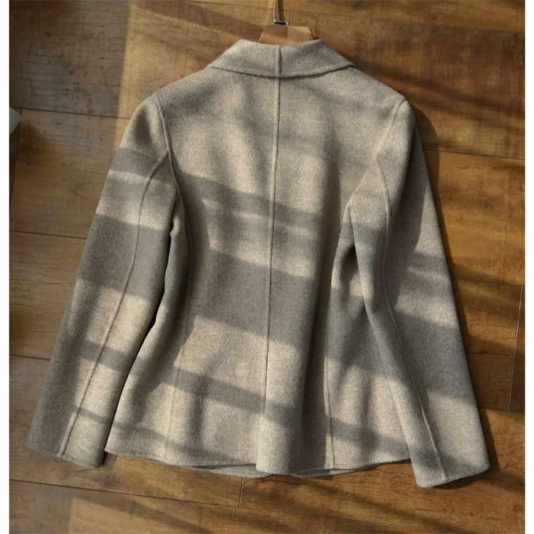 Damen Taillierter Wollmix-Blazer mit Schalkragen und figurnahen Teilungsnähten Drune