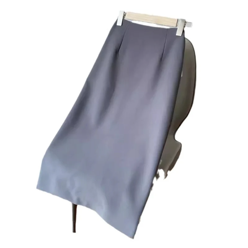 Damen Taillierter Midirock in gerader Silhouette aus feinem Stretch‑Crepe Drune