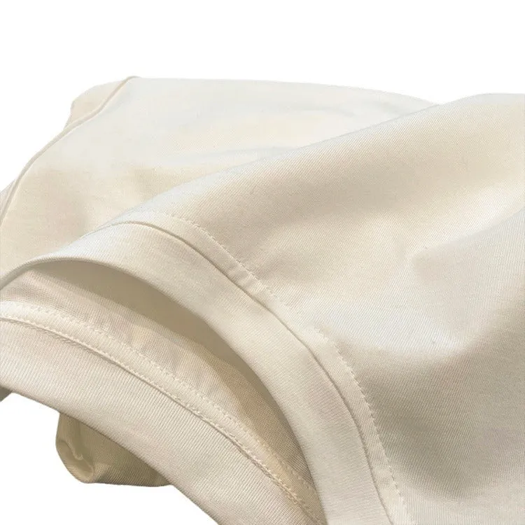 Damen Oversize-Langarmshirt mit dekorativen Nahtpaspeln Drune