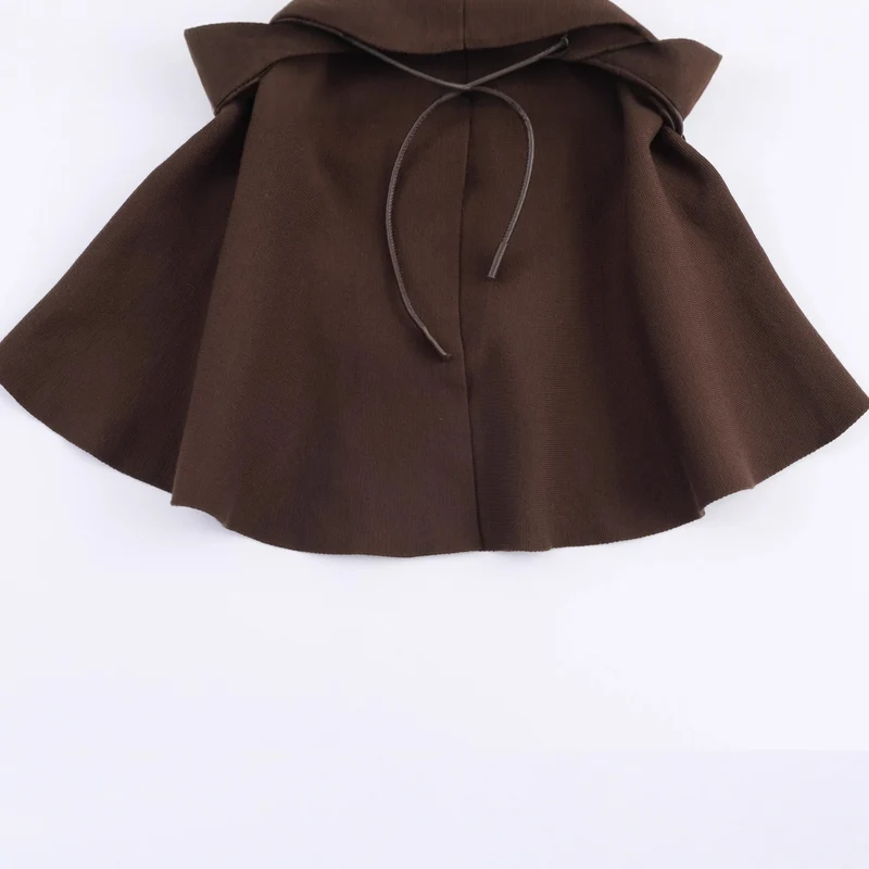 Damen 100+ Wickelcardigan mit Taillengürtel, Ballonärmeln und ausgestelltem Saum Drune