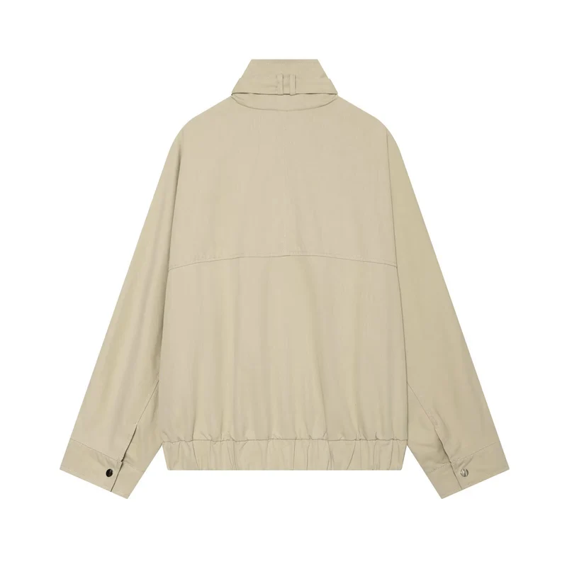 Damen 10+ verkürzte Utility‑Blousonjacke mit hohem Stehkragen und Taillenbund Drune