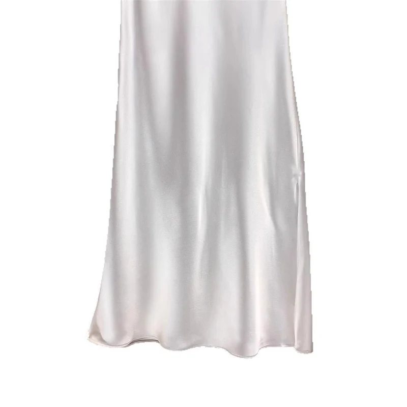 Damen Eleganter Midi-Rock aus hochwertigem Satin Drune