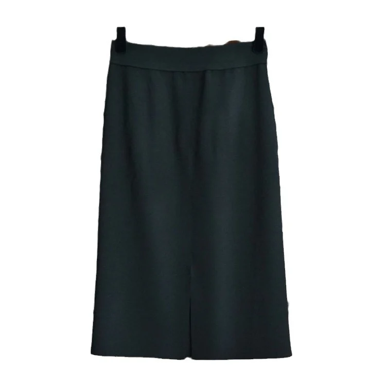 Damen Eleganter Maxirock mit vorderer Schlitzdetail Drune