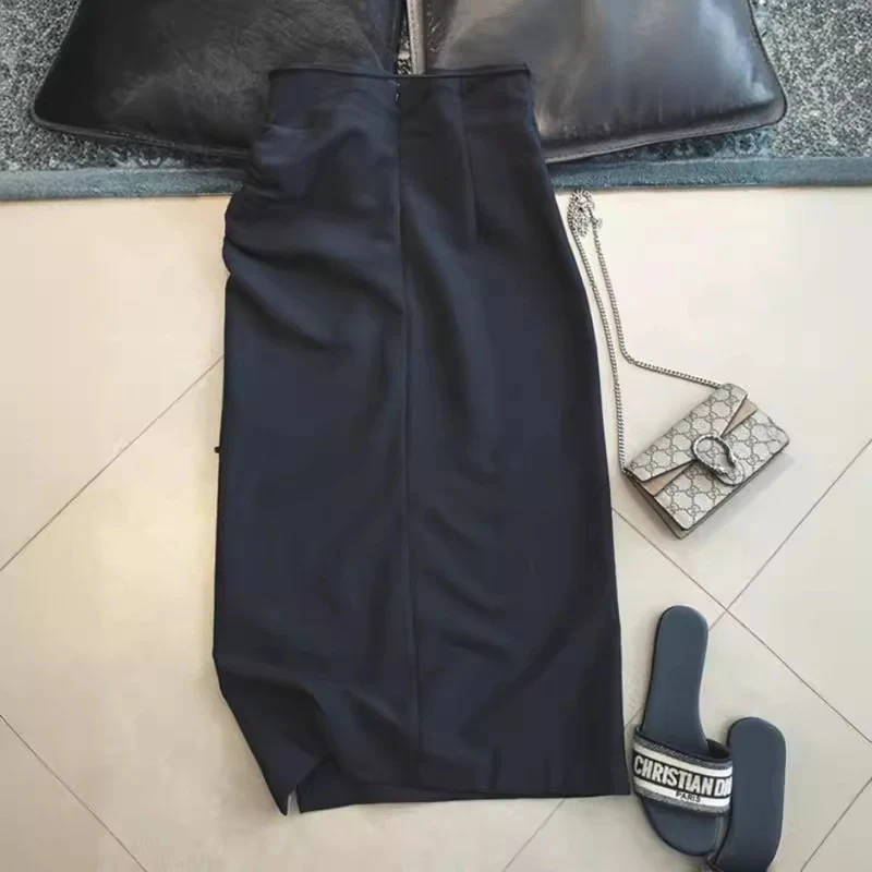 Damen Eleganter Maxi-Rock Drune