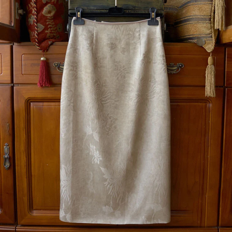 Damen Eleganter, geschmeidiger Bleistiftrock Drune