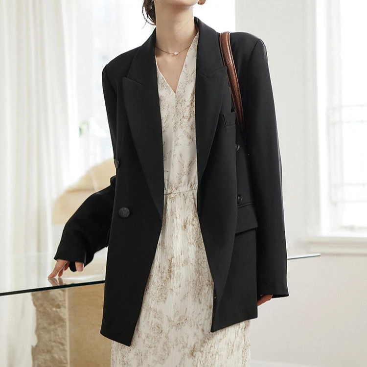 Damen Eleganter doppelter Blazer Drune