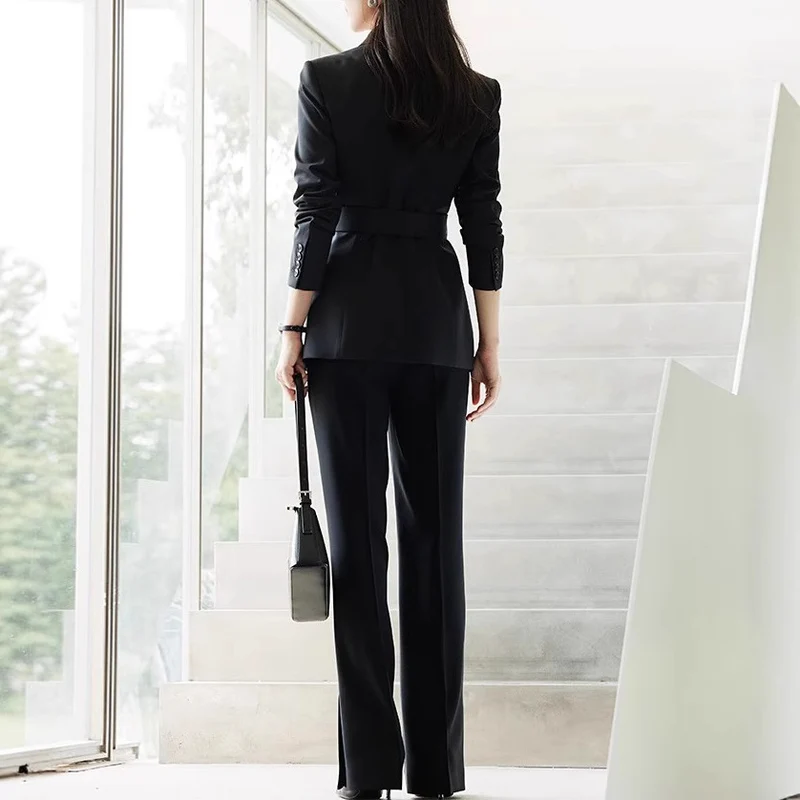 Damen Eleganter Doppeltbreasted Blazer Drune 1789268859