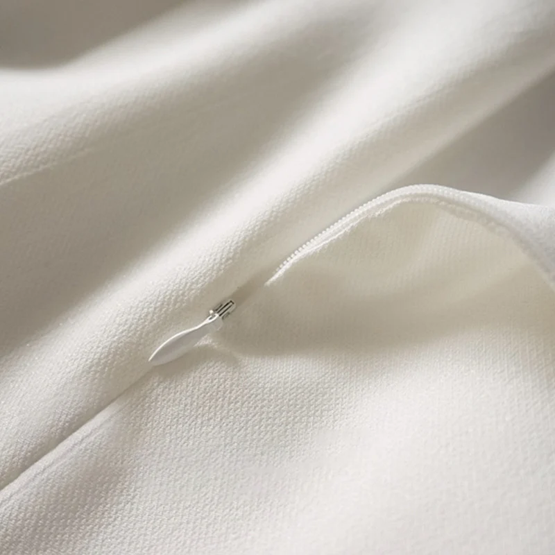 Damen Eleganter Bleistiftrock mit seitlichem Schlitz und feinem Stoff Drune