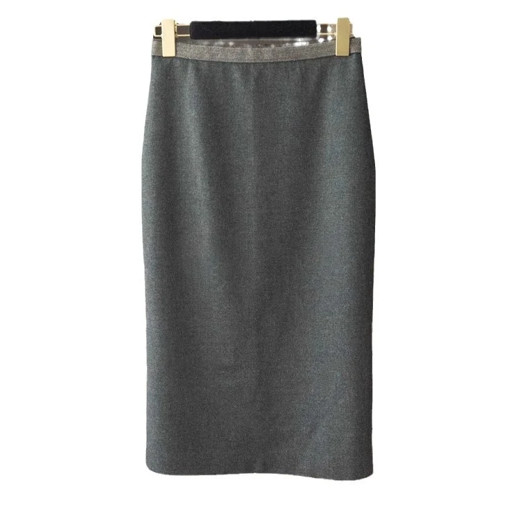 Damen Eleganter Bleistiftrock aus hochwertigem Material Drune