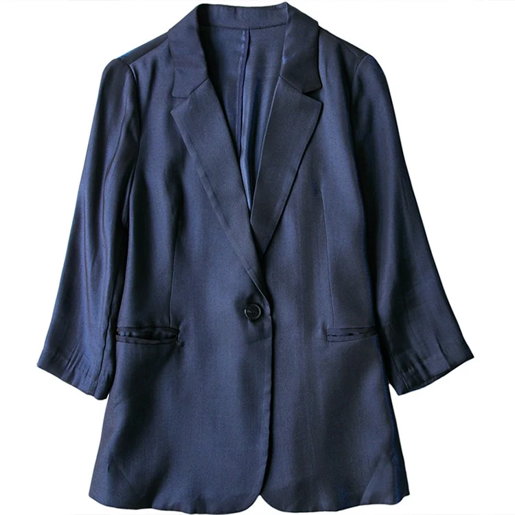 Damen Eleganter Blazer mit schmalem Schnitt Drune