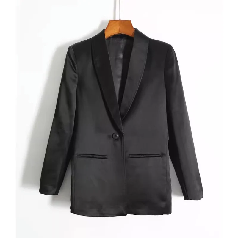 Damen Eleganter Blazer mit schickem Schnitt Drune