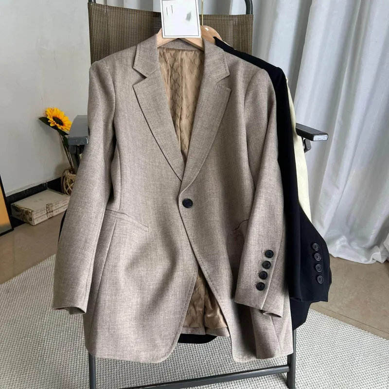 Damen Eleganter Blazer mit klassischem Schnitt Drune