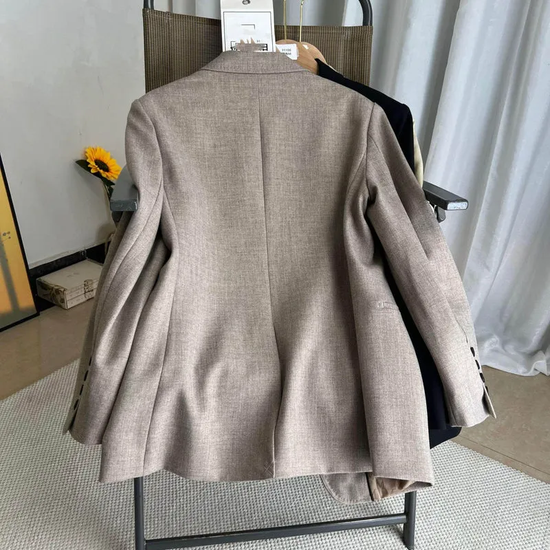 Damen Eleganter Blazer mit klassischem Schnitt Drune
