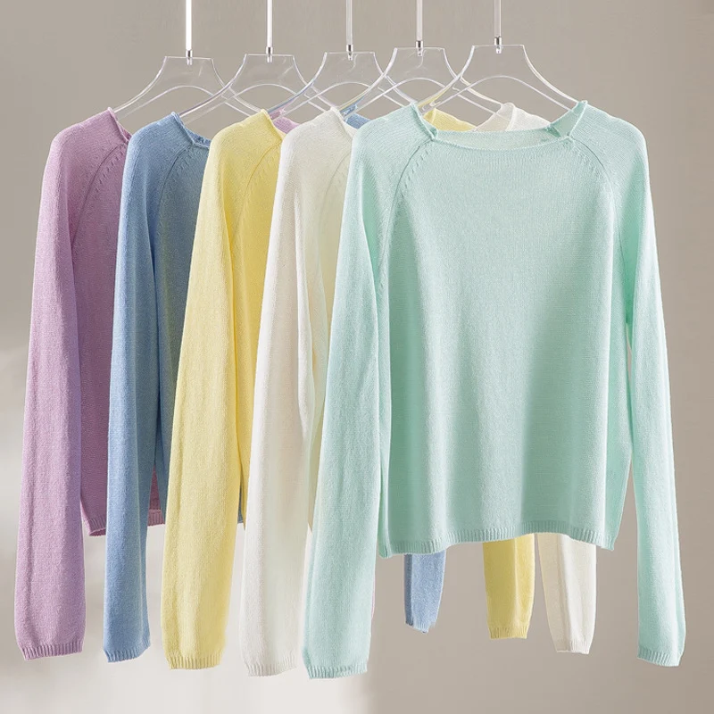 Damen Feinstrickpullover mit Raglanärmeln und weiter Passform Drune