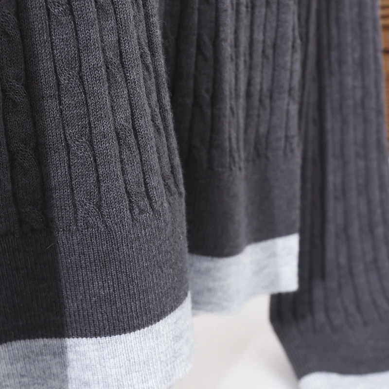 Damen Feinstrick-Polo-Pullover mit Rippstruktur, Stehkragen und Knopfleiste Drune
