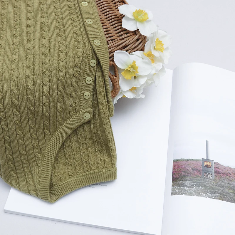 Damen Feines Zopfmuster-Henley-Feinstrickshirt mit Rundhals & Knopfleiste Drune