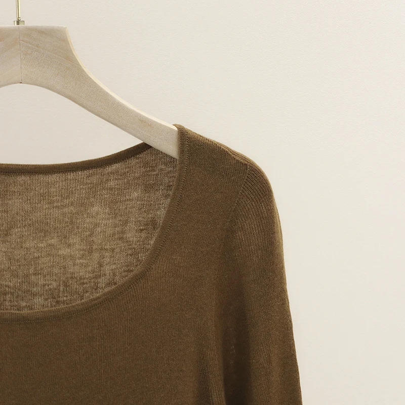 Damen Feines Ripp-Strick-Top mit breiten Trägern und glattem Fall Drune