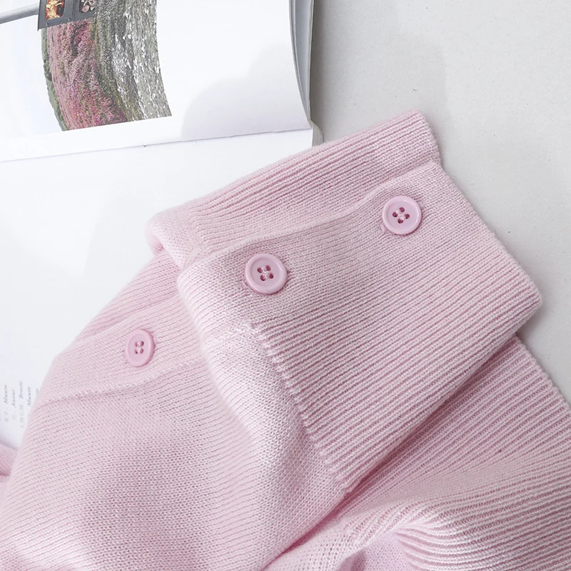 Damen Feiner Knopf-Cardigan mit Rundhalsausschnitt, schmaler Passform und Rippenabschlüssen Drune