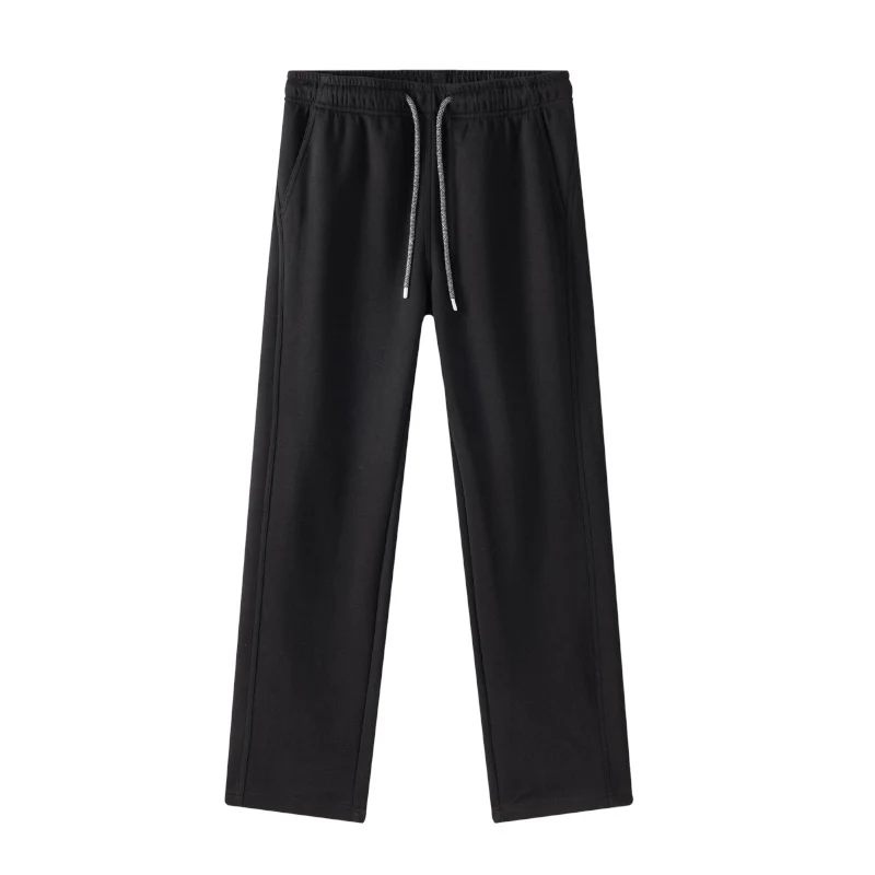 Herren Lounge-Jogginghose mit weitem Bein und Kordelzug Drune