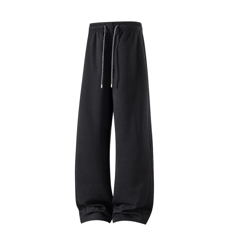 Herren Lounge-Jogginghose mit weitem Bein und Kordelzug Drune