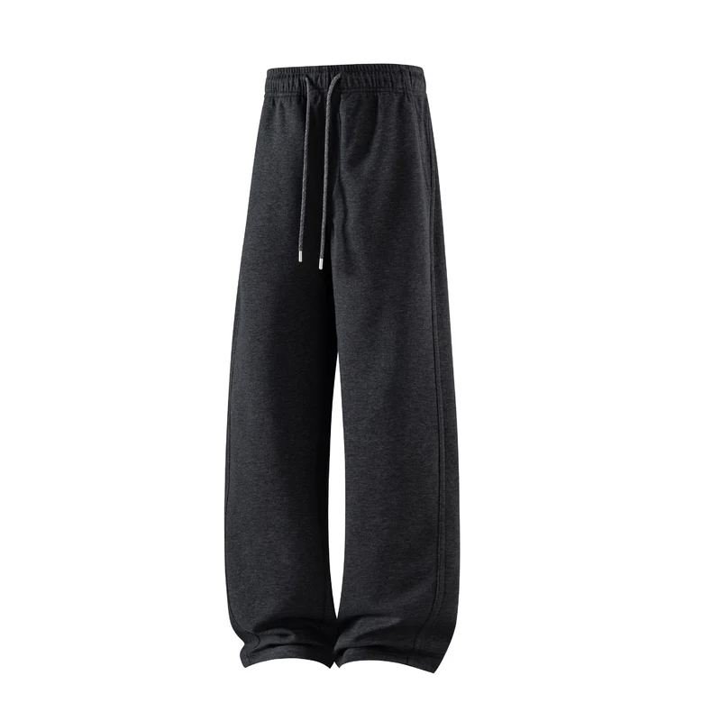 Herren Lounge-Jogginghose mit weitem Bein und Kordelzug Drune