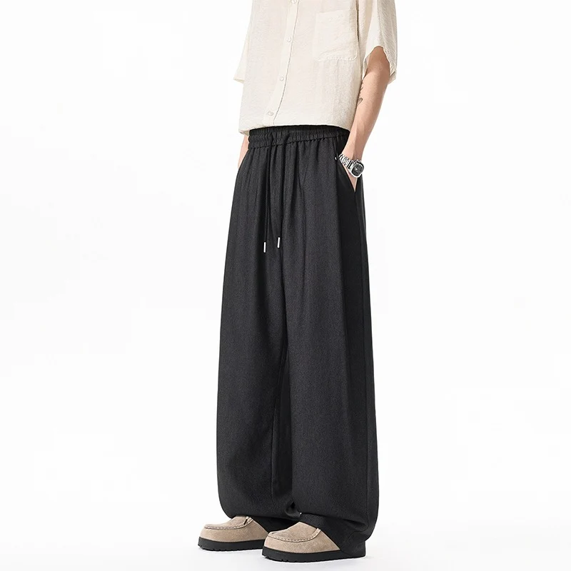 Damen Palazzo-Loungehose mit Tunnelzug und extra weitem Bein Drune
