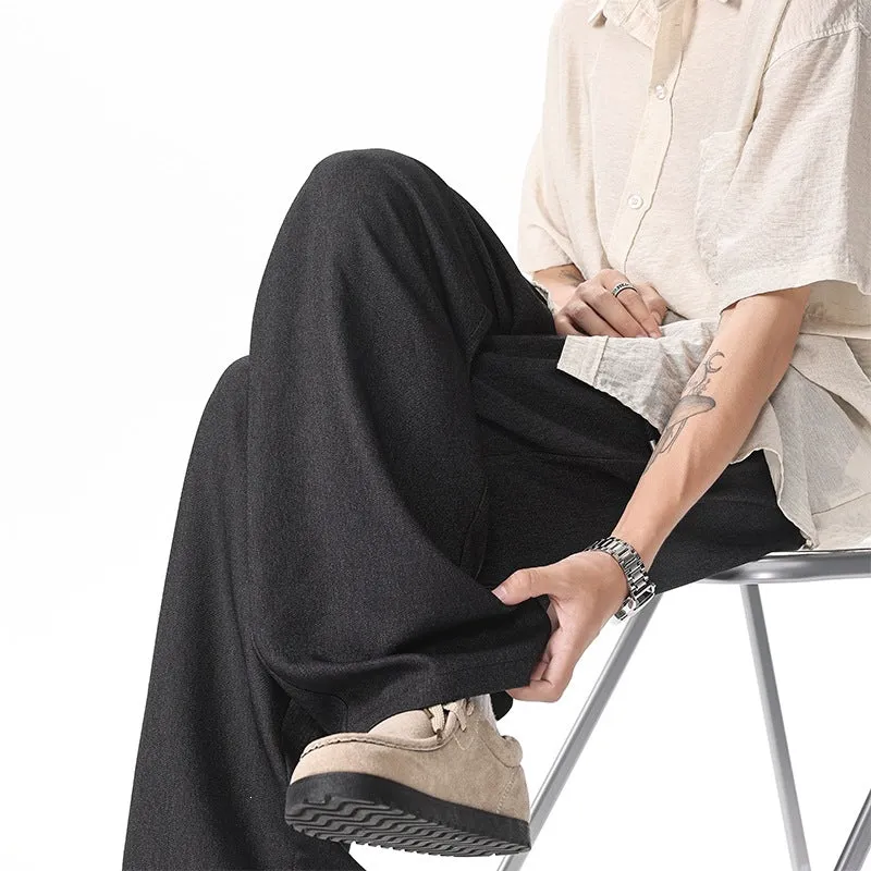 Damen Palazzo-Loungehose mit Tunnelzug und extra weitem Bein Drune