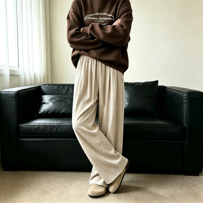 Damen Oversize-Sweatshirt mit dekorativem Frontprint und weichem Fleece-Inneren Drune