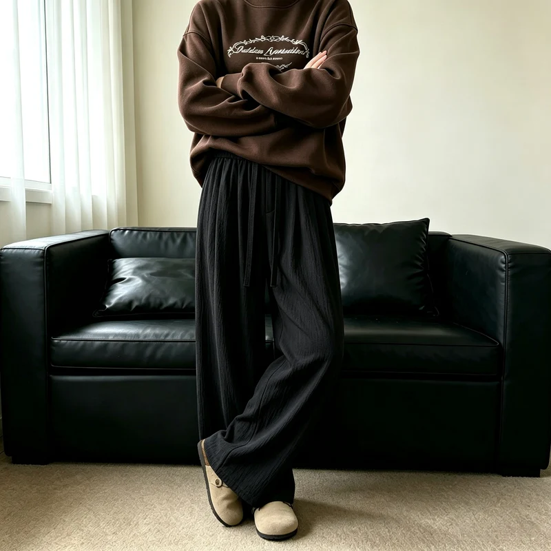Damen Oversize-Sweatshirt mit dekorativem Frontprint und weichem Fleece-Inneren Drune