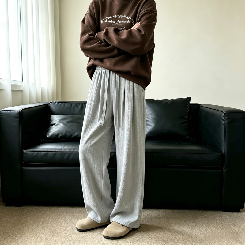 Damen Oversize-Sweatshirt mit dekorativem Frontprint und weichem Fleece-Inneren Drune