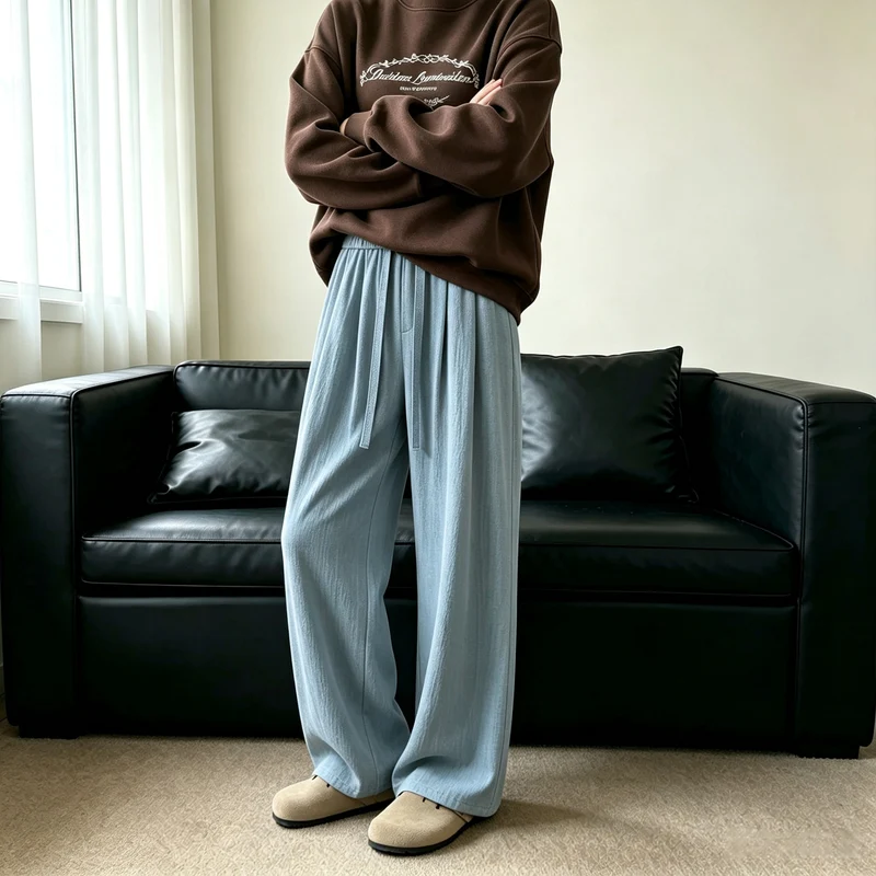 Damen Oversize-Sweatshirt mit dekorativem Frontprint und weichem Fleece-Inneren Drune