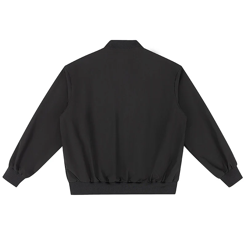 Damen Leichte Bomberjacke mit geripptem Saum, Druckknopfblende und verdeckten Eingrifftaschen Drune