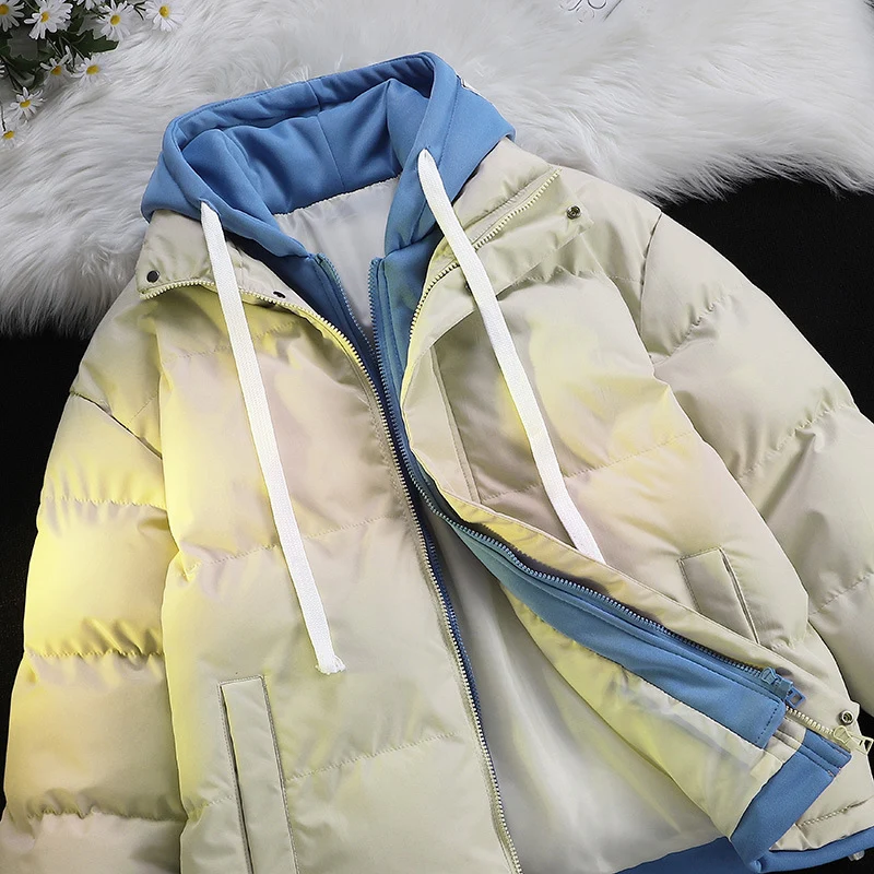 Damen Gesteppte Kapuzen‑Steppjacke mit integriertem Sweatliner und Zwei‑Lagen‑Design Drune