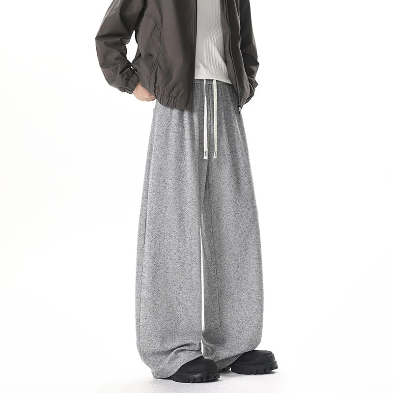 Damen Extraweite Strick-Loungehose mit Tunnelzug und elastischem Bund Drune