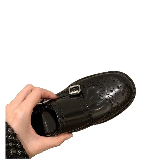 Herren Doppel-Monk-Slipper aus Veloursleder mit Budapester-Lochung und komfortabler Lederinnensohle Drune