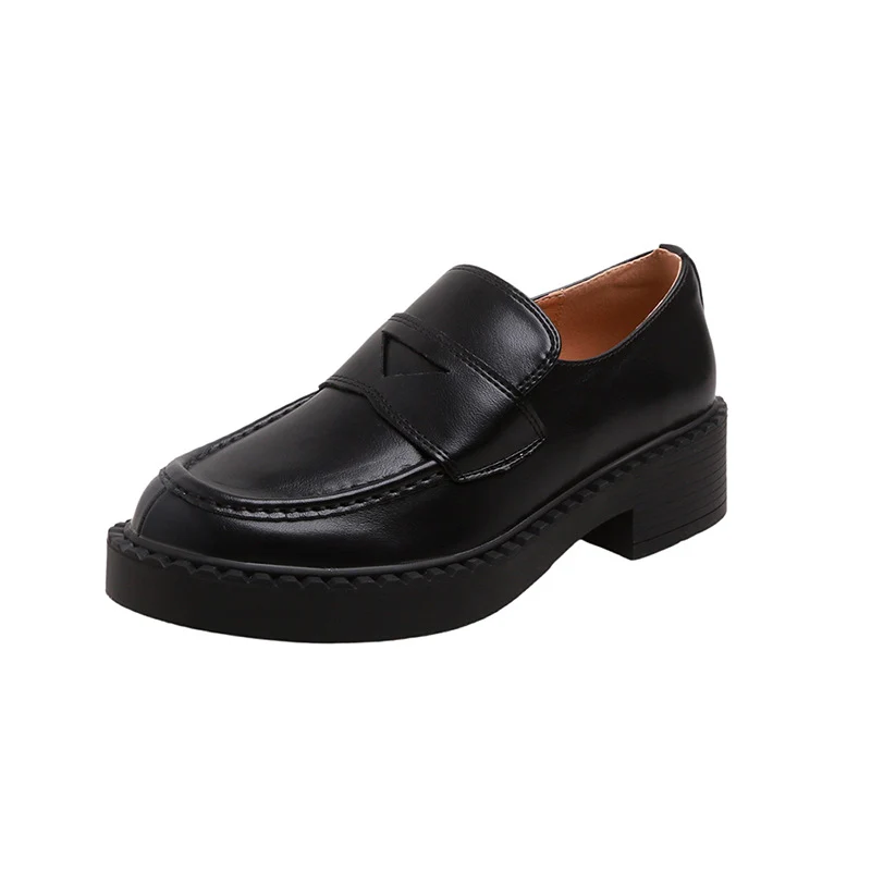 Damen Zeitlose Penny‑Loafer mit profiliertem Gummirand und Mokassin‑Naht Drune