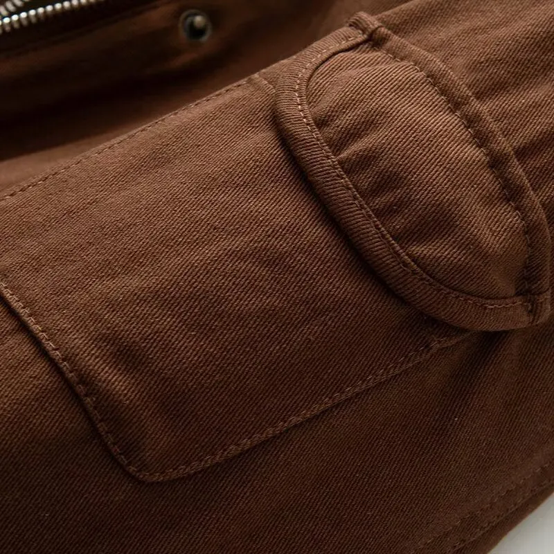Damen Wattierte Parka-Jacke mit Teddyfutter und Kunstpelzkapuze Drune