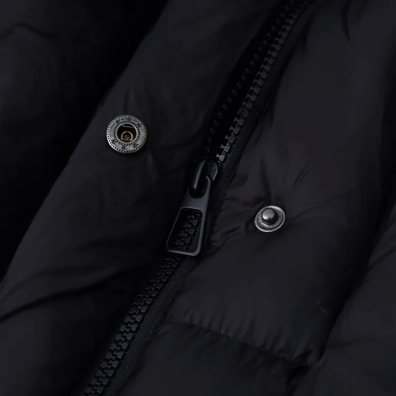 Damen Wattierte Oversize-Parka mit XXL-Kapuze und Klappentaschen Drune