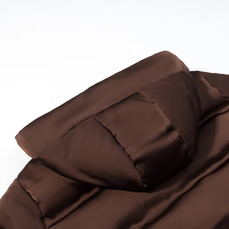 Damen Wärmende Kurz-Steppjacke mit Oversize-Kragen und 2‑Wege‑Reißverschluss Drune