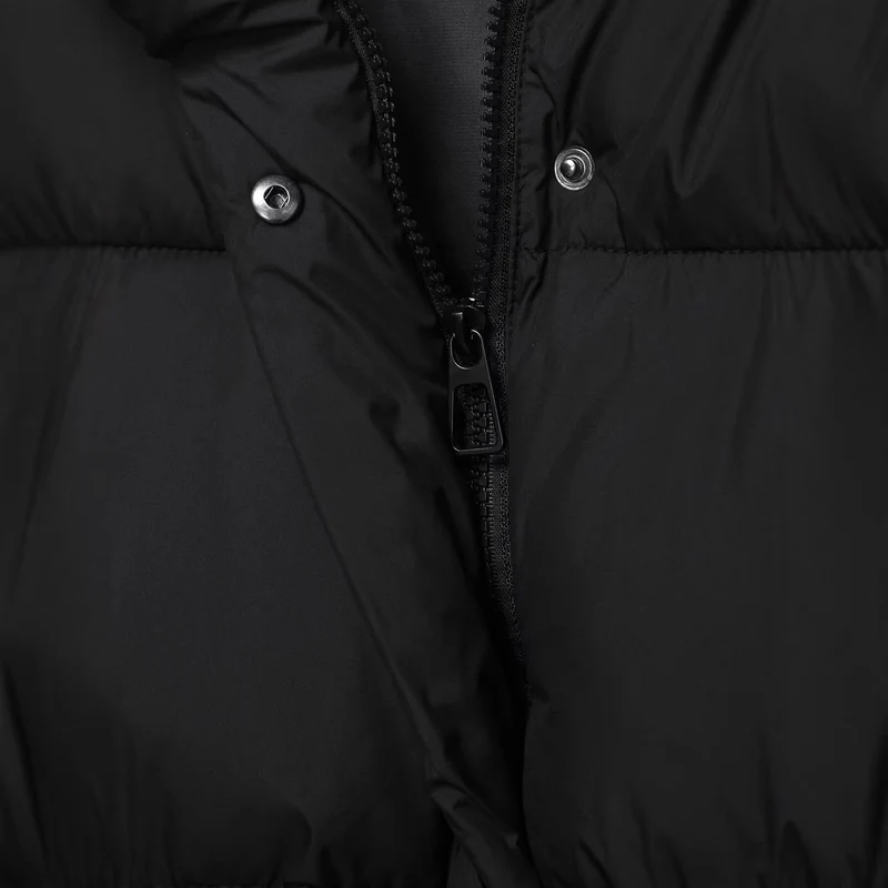 Damen Voluminöse Oversize Daunenjacke mit Kapuze und Kordelzug Drune