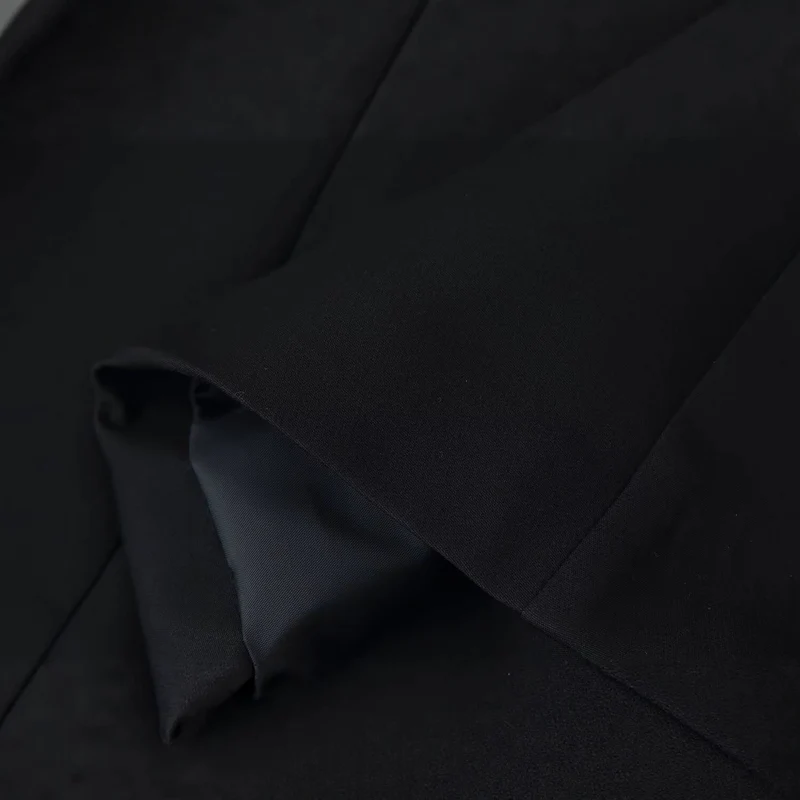Damen Taillierter Kurzblazer mit herzförmigem Ausschnitt und Schößchen Drune