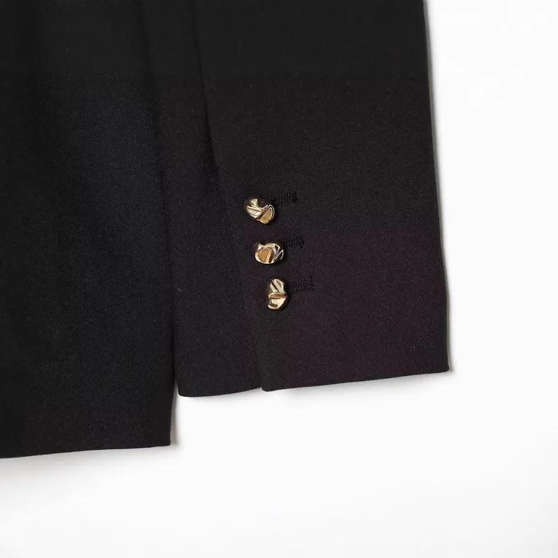 Damen Taillierter Blazer mit breitem Gürtel und goldener Ovalschließe Drune