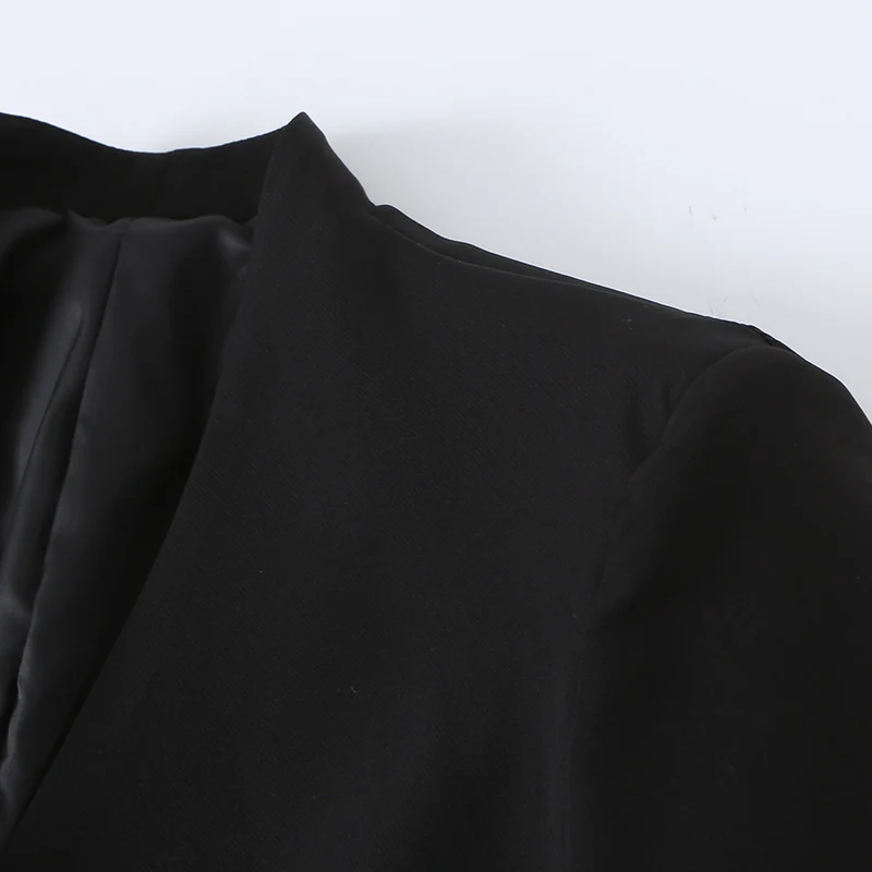 Damen Taillierter Blazer mit Bindegürtel und asymmetrischem Zipfelsaum Drune