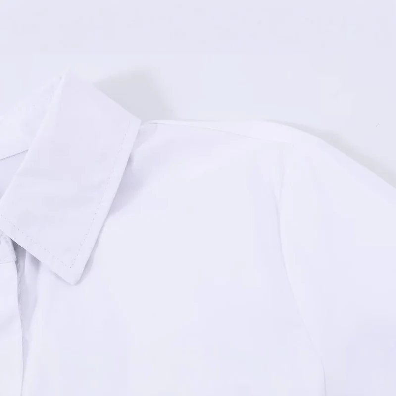 Damen Taillierte Popeline‑Bluse mit Peplum-Details und verdeckter Knopfleiste Drune